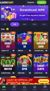 Lucky167 Game